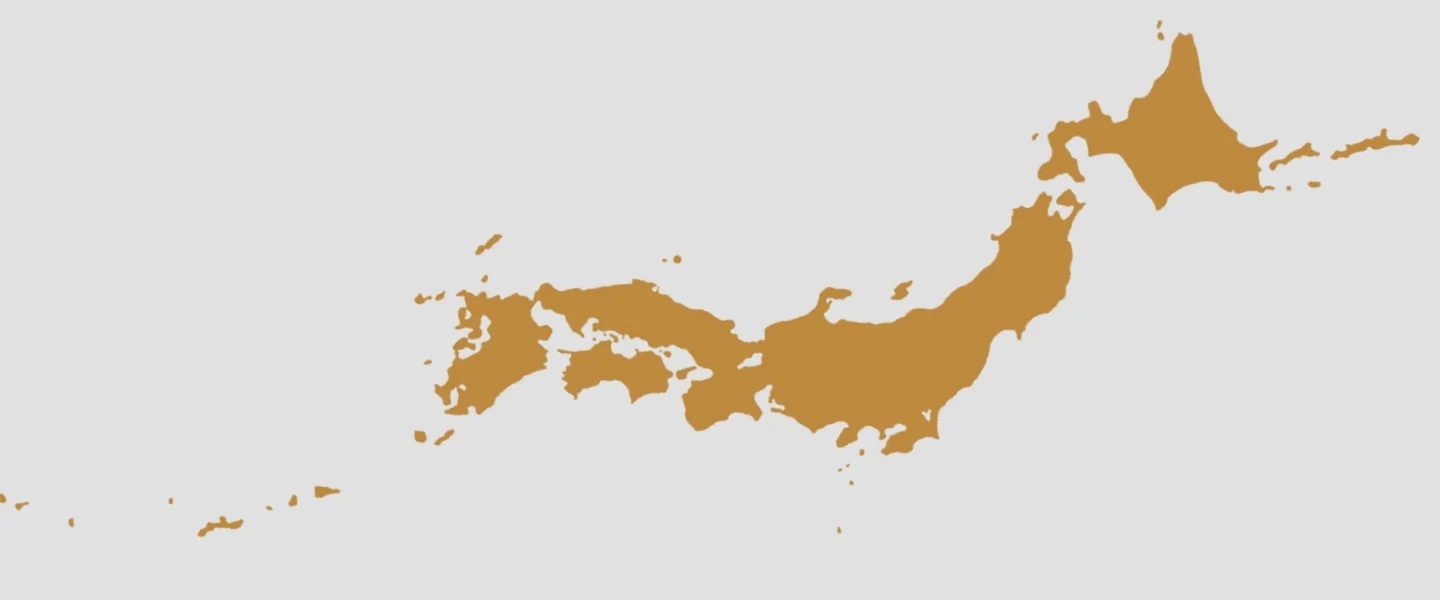 日本地図のイラスト